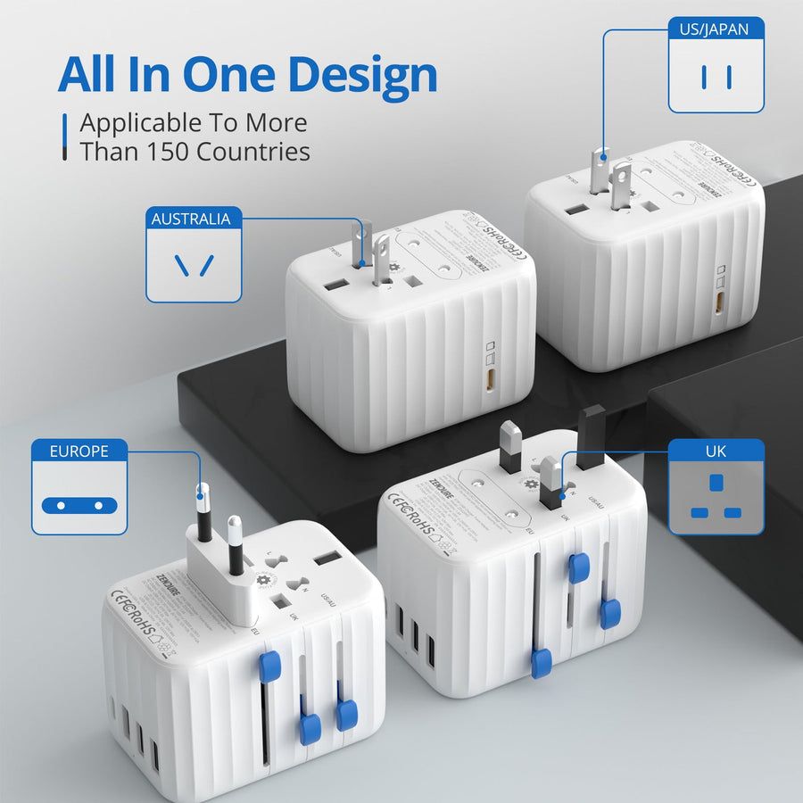 Portable Travel Adapter, Passport II Pro - The Perfect Home and Travel Adapter