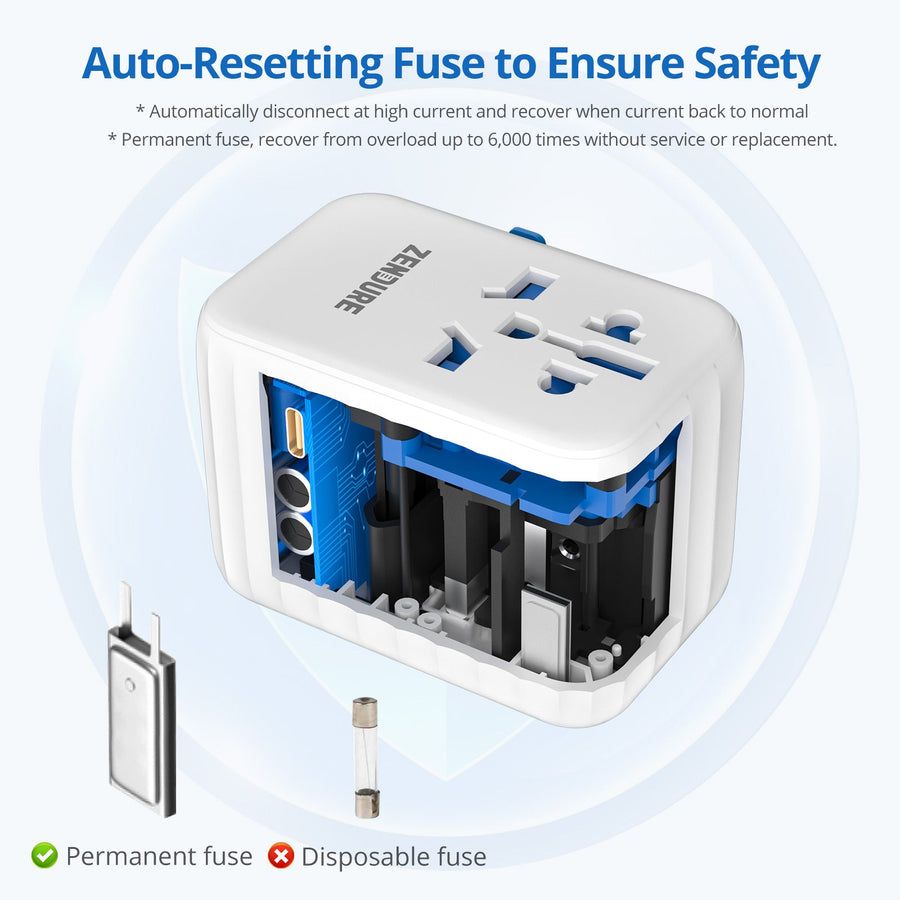 Portable Travel Adapter, Passport II Pro - The Perfect Home and Travel Adapter