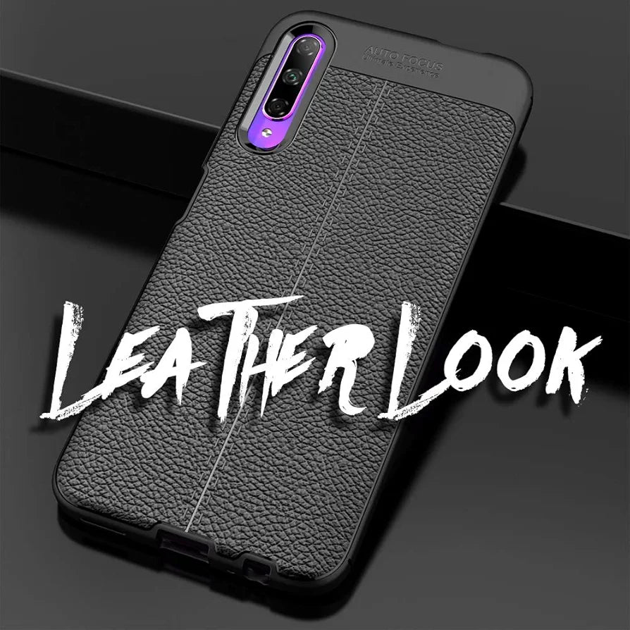 Phone Case for Honor 9X Pro, Leather look case compatible with Honor 9X Pro