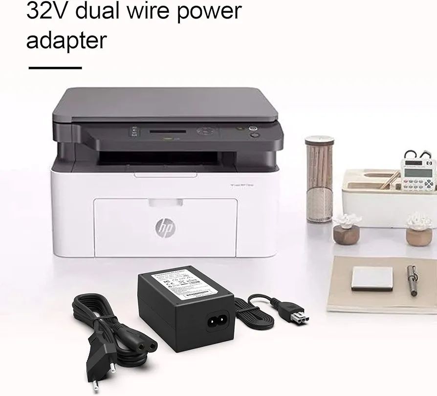 Power cable printer power cable 0957-2242 0957-2269 for HP Photosmart B109 B209 C4635 C4685,HP Deskjet F4180 All-in-One Printer Series CB584AR, CB584A (32V) 625 mA)