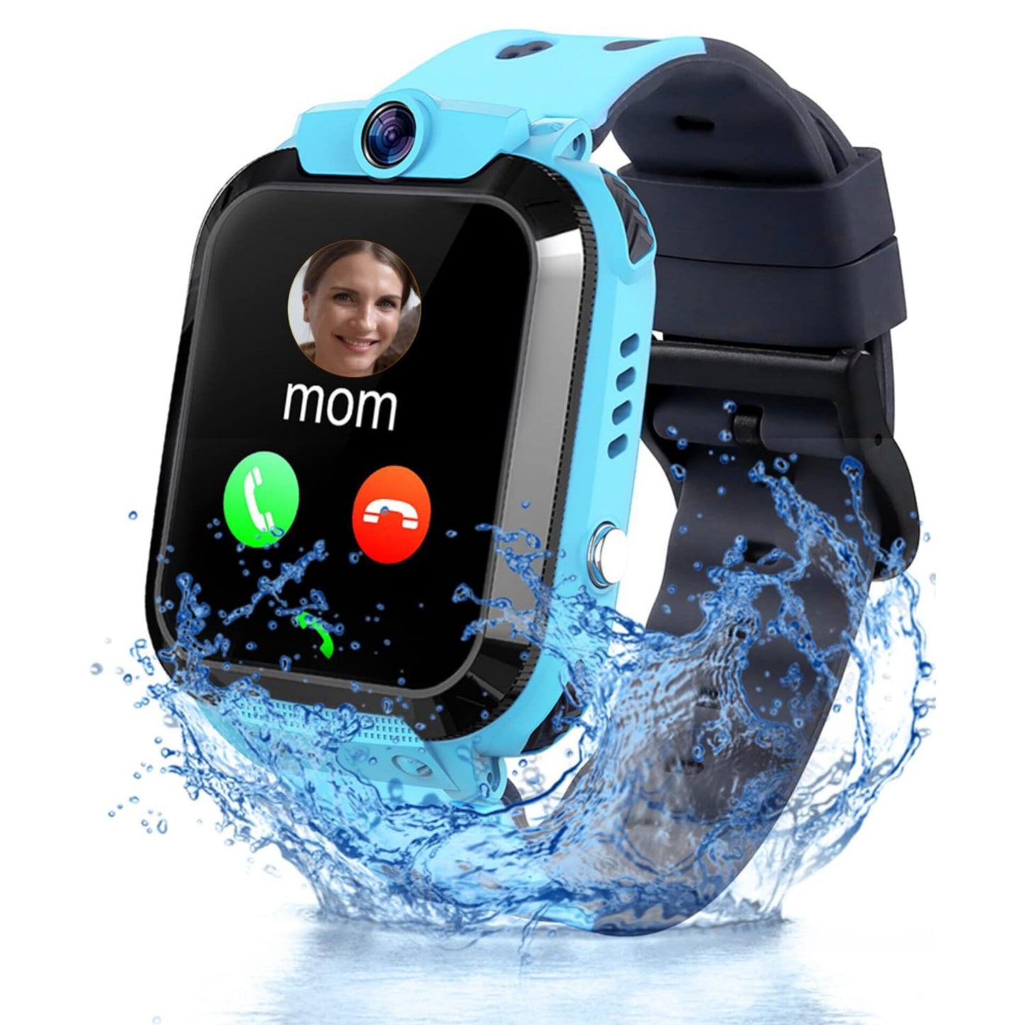 Children's Smartwatch Phone LBS Positioning Tracker IP68 Waterproof SOS Voice Chat Maths Game Camera Boys Girls Birthday Gifts