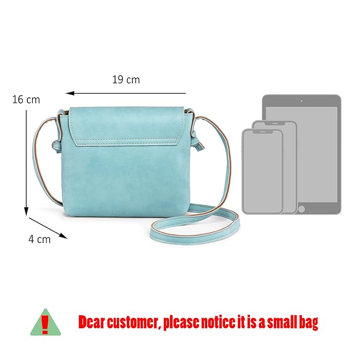 Small Crossbody Bag for Women with Anti Theft Lock PU Leather Women's Cross Body Bags Retro Handbags Shoulder Bag for Ladies Girls Travel Holiday Summer