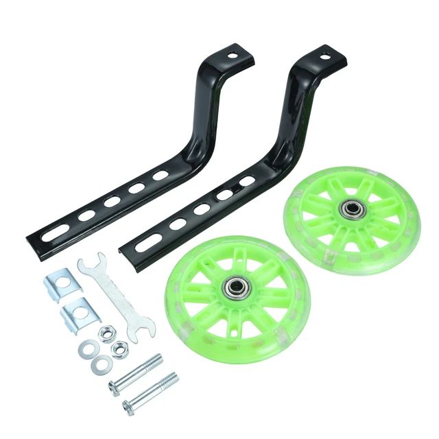 Non-slip Bicycle Training Wheel, ABS metal, noise-free, fixed support, various accessories, 1 set