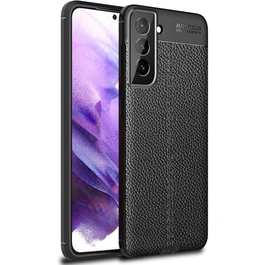 Design Case Compatible with Samsung Galaxy S21 Plus, Leather Look Stylish Mobile Phone Case, Shockproof Silicone Protective Case, Slim Phone Back Cover Skin, Thin Mobile Phone Case Cover