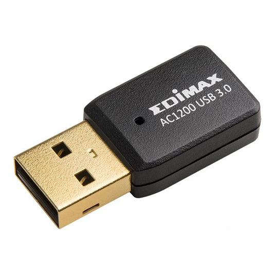 Edimax, AC1200 Dual-Band Wifi USB 3.0 Adapter, Boost Connectivity To Your Laptop, PC, Desktop, EW-7822UTC