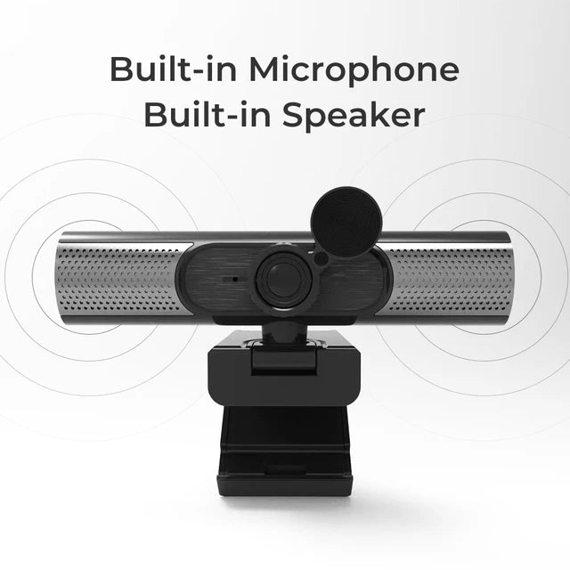 1080P 4K Webcam Built-in Microphone Speaker for PC USB Port 1080P HD Webcam with Speaker