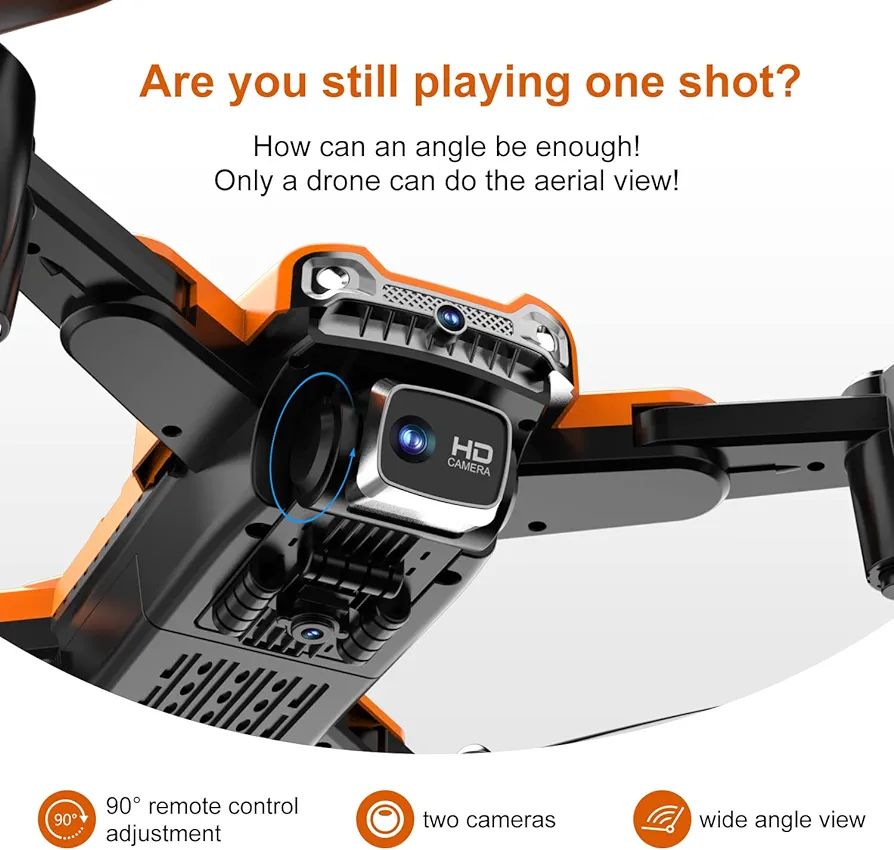 BC10 Professional 1080P Camera Drone, Foldable RC Quadcopter Drone, Suitable for Beginners, with 2 Batteries Flight Time 32 Minutes