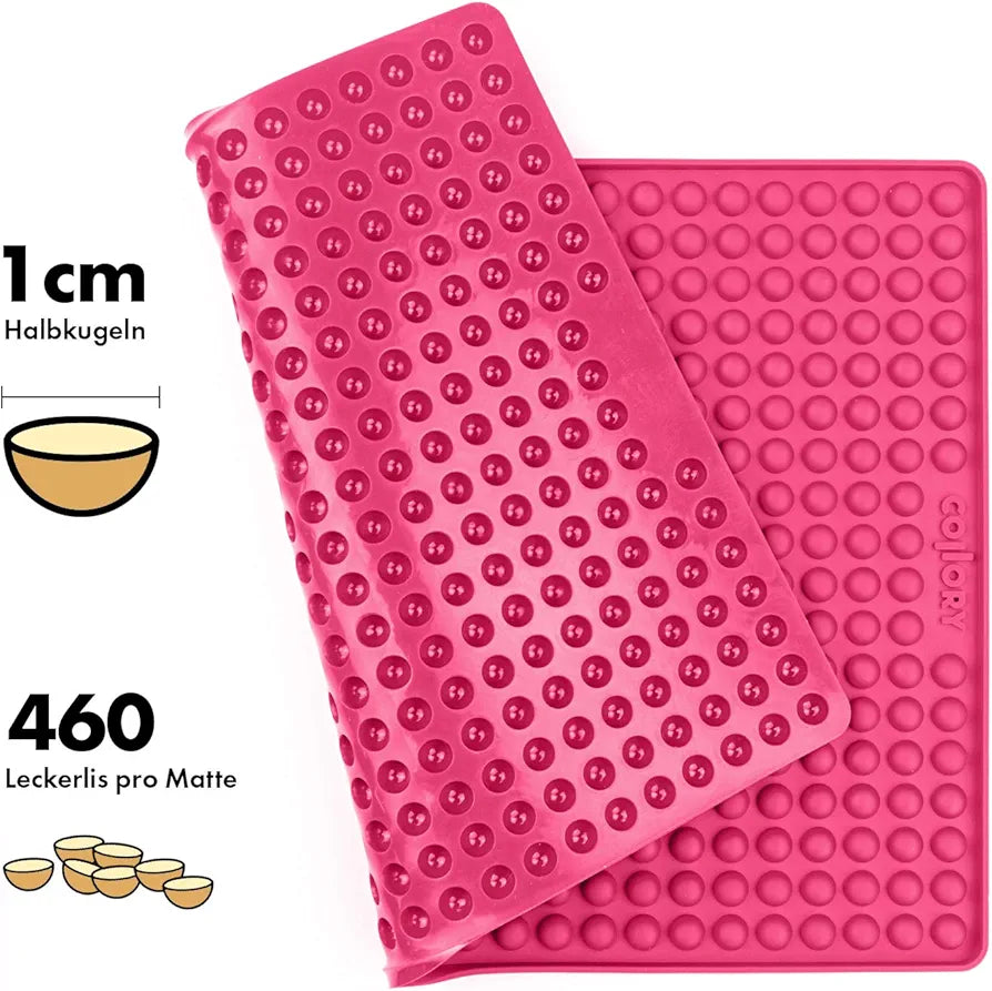 Mini Silicone Baking Mat (1 cm), Baking Mould Mini Dog Biscuits, Baking Mat for Oven, Silicone Mat Alternative to Baking Paper, Heat Resistant & Food Safe, Bpa Free