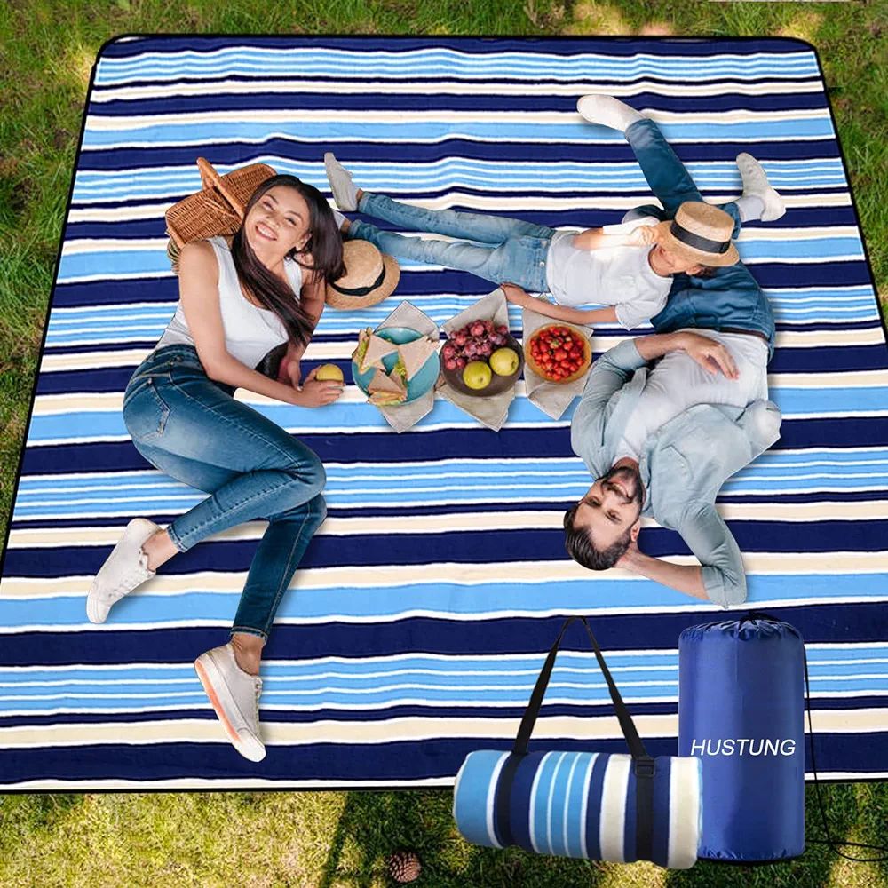 Picnic Blanket Beach Blanket 200 x 200 cm Picnic Blanket Waterproof Picnic Blanket Outdoor Blanket for Picnic, Beach, Camping - Picnic Blanket XXL Picnic Blanket Insulated Waterproof Portable Foldable