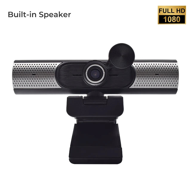 1080P 4K Webcam Built-in Microphone Speaker for PC USB Port 1080P HD Webcam with Speaker