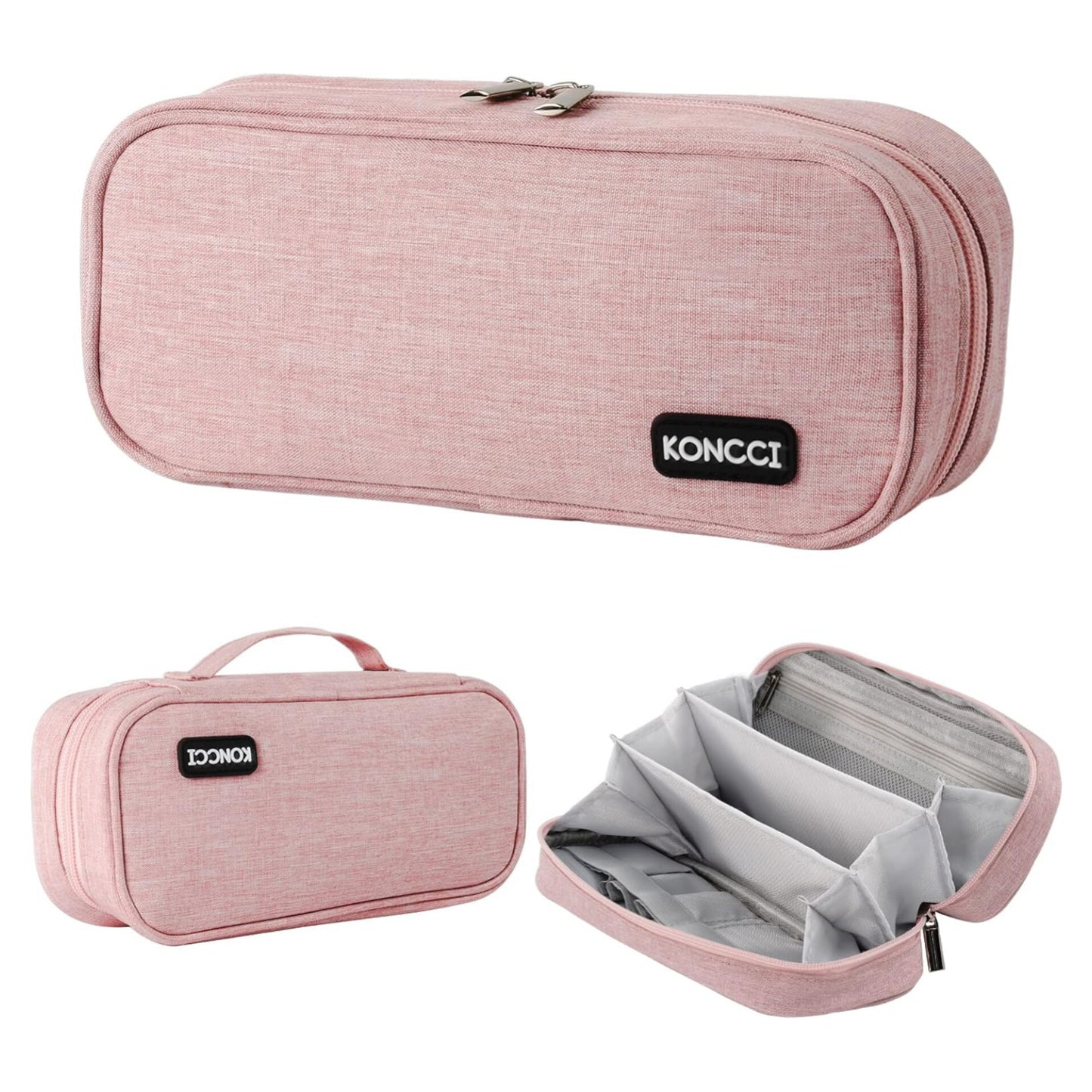 Pencil Case Large Pencil Case Pencil Case Pencil Case Aesthetic School Stuff Supplies for Middle High School College Office Student Girls Boys Adults, C.pink, pencil case