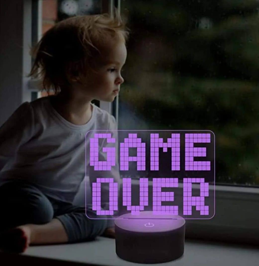 3D Lamp Gamer Games Logo 3D Acrylic LED 16 Colour Changing Night Light Table Lamp Gift Kids Bedroom Game Room Decor as Xmas Holiday Birthday Gifts for Boys Girls Game Controller Theme, Xbox