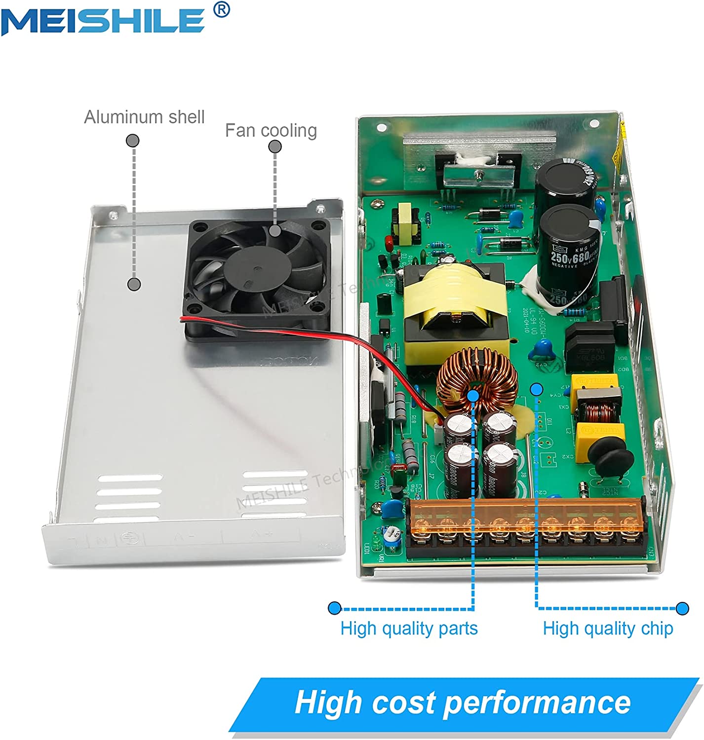 Power Supply 18 Channel 12V 2A DC 12V 30A 360W 220V AC-DC Transformer Switching Power Supply Stabilised Control Unit Box Application for CCTV Camera Video Surveillance Systems LED