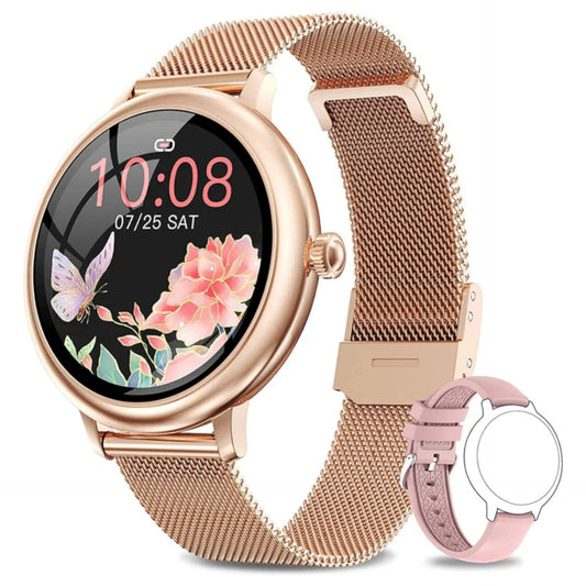 Women's Smartwatch Fitness Tracker IP67 Waterproof Fitness Watch with Activity Tracker Heart Rate Monitor Stopwatch Sleep Monitor Pedometer Watch Smartwatch for Android iOS Mobile Phone