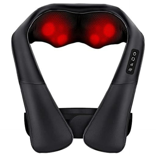 Massager Shiatsu 4D Rotation with Belt Neck Massager for Neck Back Shiatsu Massage Heat Function at Home Office Car