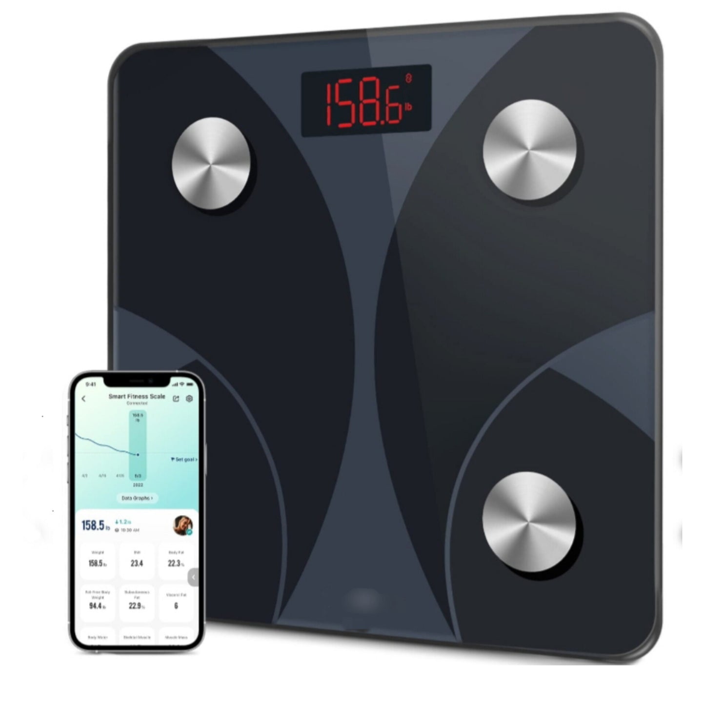 Smart Bluetooth Body Weight Scale