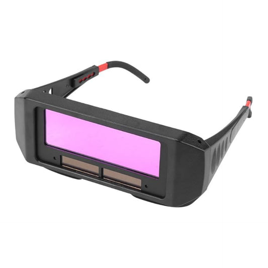 1 Pair Welding Goggles Automatic Darkening for Plasma Welding Goggles Automatic Safety Anti-Flog Welding Helmet Accessories, Black